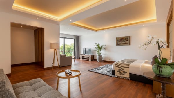 Tirtha Bayu Villa I - Single bed in room
